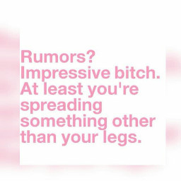 rumors bitch